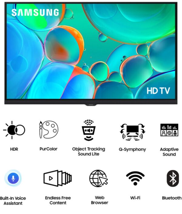 Samsung 80 cm (32 inch) HD Ready LED Smart Tizen TV 2025 Edition with Voice Assistance Remote Control - Image 3