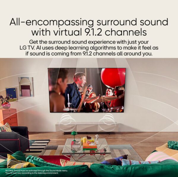 LG AI TV UA8200 108 cm (43 inch) Ultra HD (4K) LED Smart WebOs TV 2025 Edition with Alpha7 A Processor 4K Gen8 | 4K Super Upscaling | Al Picture Pro | 4K Expression Enhancer | NEW Al Magic Remote Compatible | Al Search with MS Copilot | Al Sound Pro (9.1.2 ch) | Dolby Atmos | Chromecast Built-in (43UA82006LA) - Image 18