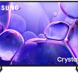 Samsung Crystal 4K Infinity Vision 108 cm (43 inch) Ultra HD (4K) LED Smart Tizen TV 2025 Edition with 4K Upscaling | HDR 10+ | Voice Assistance Remote Control | PurColor | Slim Look | Samsung Knox Security | Endless Free Content Universal Gestures (UA43UE84AFULXL)