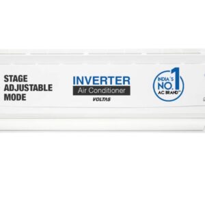 Voltas 2024 Model 1.5 Ton 5 Star Split Inverter AC - White (185V CAS(4503690), Copper Condenser)