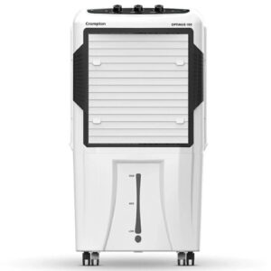 Crompton 100 L Desert Air Cooler with Motor Overload Protection, Auto-drain  (White, Black, ACGC Optimus 100)