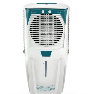 Crompton 88 L Desert Air Cooler  (White, Aqua Green, Ozone 88L High Density Honeycomb, Ice Chamber, Auto Fill, 4 Way Air Deflection)