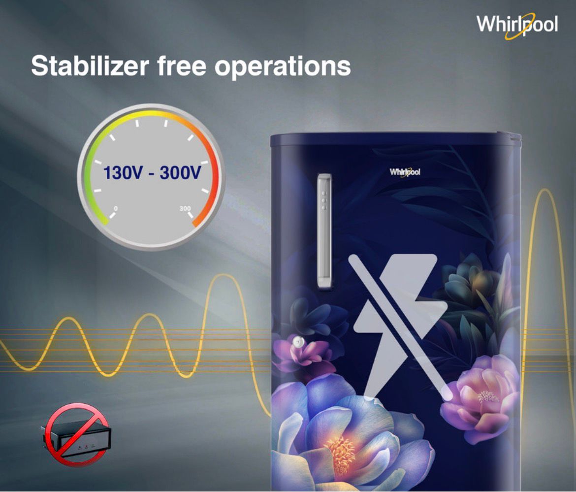 Whirlpool 184 L Direct Cool Single Door 2 Star Refrigerator (Sapphire Serena, 205 WDE PRM 2S SAPPHIRE SERENA-Z) - Image 4