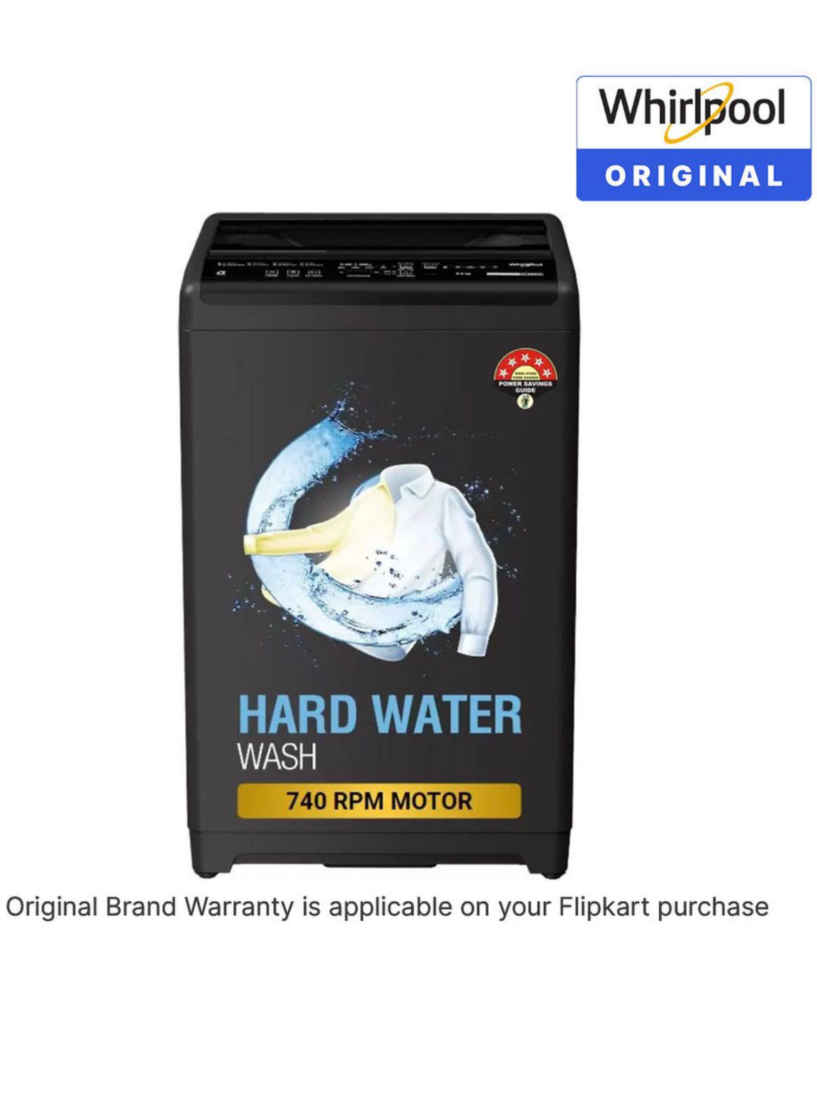 Whirlpool 7 kg Magic Clean 5 Star Fully Automatic Top Load Washing Machine Grey (MAGIC CLEAN 7.0 GENX GREY 5YMW) - Image 3