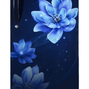 Haier 190 L Direct Cool Single Door 5 Star Refrigerator with Base Drawer with ,Large Storage Space1 Hour Icing Technology (Marine Peony, HED-205MFB-P)