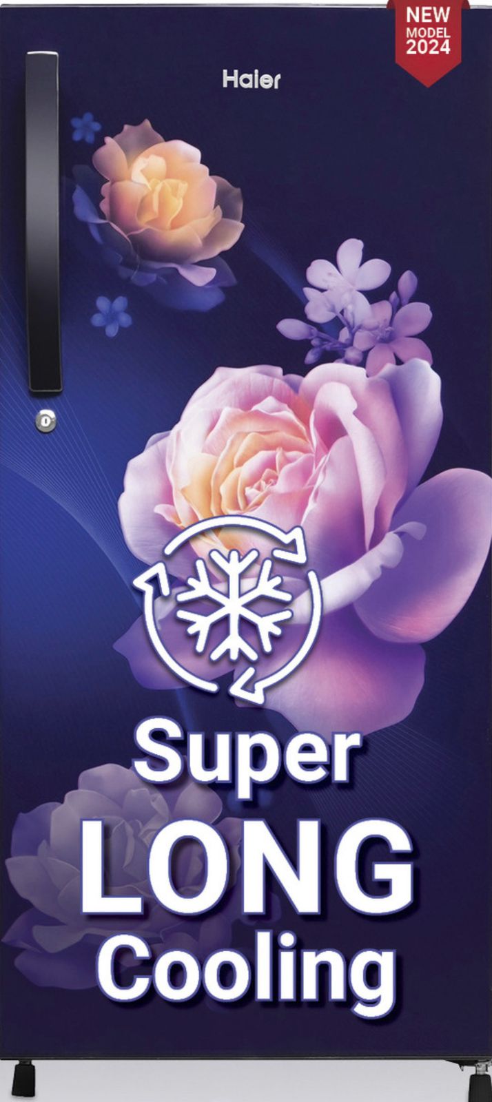 Haier 190 L Direct Cool Single Door 2 Star Refrigerator with Large Storage Space1 Hour Icing Technology (Marine Noisettes, HED-202MN-P)