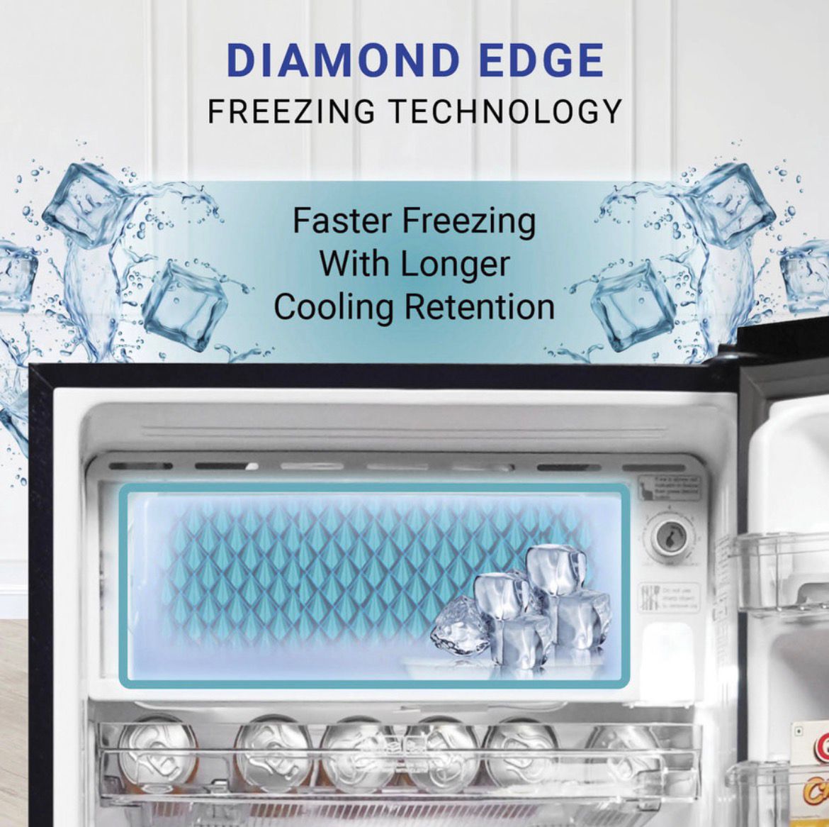 Haier 190 L Direct Cool Single Door 2 Star Refrigerator with Large Storage Space1 Hour Icing Technology (Marine Noisettes, HED-202MN-P) - Image 3