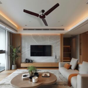 BAJAJ Crest Turbo 1200mm Brown CF with 1 Year Warranty Ultra High Speed 1200 mm Ceiling Fan (Dark Brown | Pack of 1)