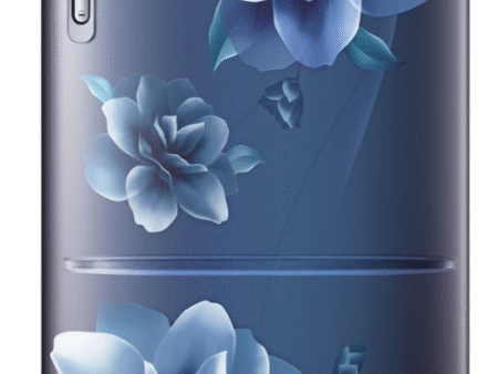 Samsung 183 L Direct Cool Single Door 4 Star Refrigerator with Base Drawer  with Digital Inverter (Camellia Blue, RR20C1824CU/HL)