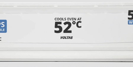 Voltas 2025 Model 1.5 Ton 5 Star Split Inverter 4-IN-1 Adjustable Mode | Energy Efficient | High Ambient Cooling (even at 52�C) | Anti-Dust Filter with Anti-Microbial Coating | Auto Clean AC (185V CAS(4503690), White)